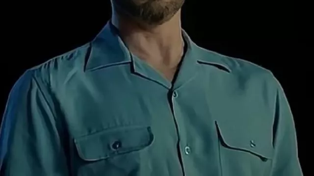 Blue Shirt worn by Chris Evans in HONEY DON'T!