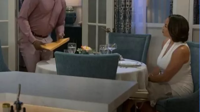 Rebecca Minkoff Love Too Small Shoulder Bag in Stone worn by Dr. Nicole Dupree Richardson (Daphnée Duplaix) as seen in Beyond the Gates (S01E112)