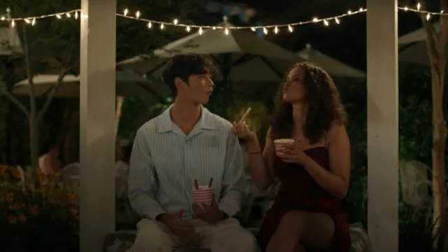 Reformation Juliette Midi Dress worn by Denise (Isabella Briggs) as seen in The Summer I Turned Pretty (S03E08)