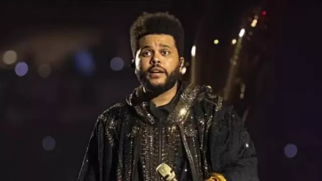 The Weeknd 2025 After Hours Til Dawn Tour Trench Coat worn by The Weeknd in The Weeknd LIVE After Hours Til Dawn Tour 2025 NIGHT 2 of 4 (Los Angeles,CA)