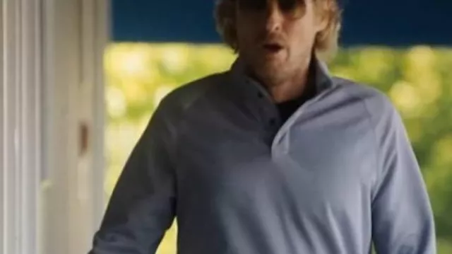 Owen Wilson Gray Polo T-Shirt worn by Pryce Cahill (Owen Wilson) in Stick (S01)