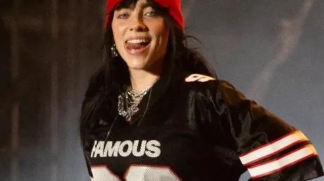 Billie Eilish Oversize Famous Black Jersey
