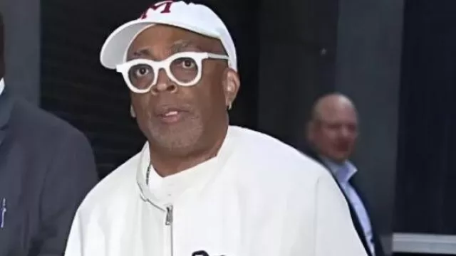 NYC 2025 White Jacket worn by Spike Lee in Denzel Washington, A$AP Rocky & Spike Lee Have an Epic Conversation