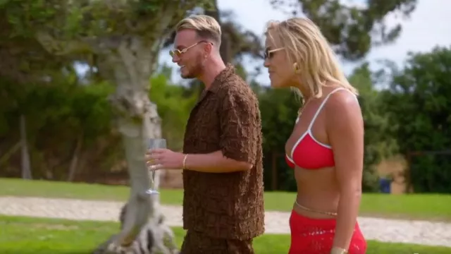 Boohoo Tufted Textured Top & Shorts Set porté par Harry Derbidge comme on le voit dans The Only Way Is Essex (S35E04)