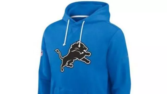 Detroit Lions Initial Home Sideline Pullover Hoodie