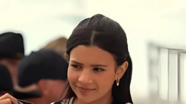 This Striped Knit Tank Top worn by Jackie Howard (Nikki Rodriguez) in My Life with the Walter Boys (S02)