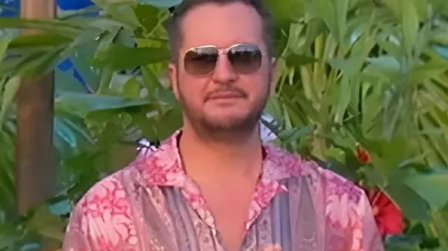 American Idol Luke Bryan Chemise imprimée comme on le voit dans American Idol