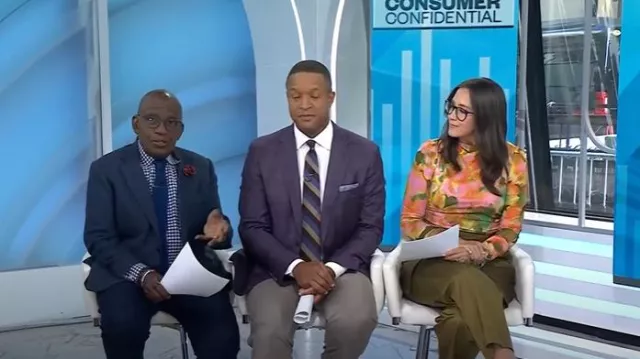Haut Rails Joelle en Terra Flora porté par Savannah Sellers comme on le voit dans Today le 29 août 2025