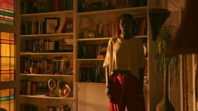 Free People We The Free CC Tee porté par Dragon Queen / Gracie (Jodie Turner-Smith) comme on le voit dans Bad Monkey (S01E08)