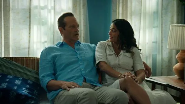 Rodd & Gunn Coromandel Chemise en lin portée par Andrew Yancy (Vince Vaughn) comme on le voit dans Bad Monkey (S01E09)