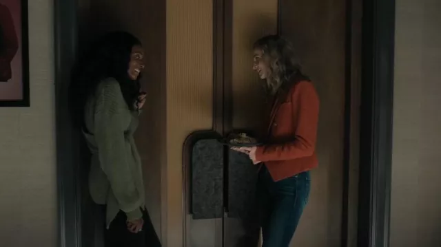 L'Agence Brooke Blazer worn by Ingrid Bannerman (Allegra Rose Edwards) as seen in Upload (S04E01)