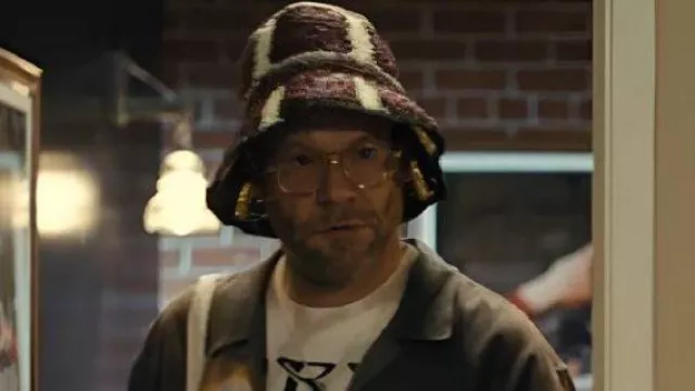 Chemise grise platonique portée par Will (Seth Rogen) comme on le voit dans Platonic (S02E04)