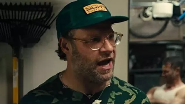 Platonic Green T-Shirt worn by Will (Seth Rogen) as seen in Platonic (S02E04)