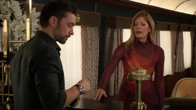 Robe longue Sofia de Camila Coelho portée par Phyllis Summers (Michelle Stafford) comme on le voit dans Les Feux de l’Amour le 28 août 2025