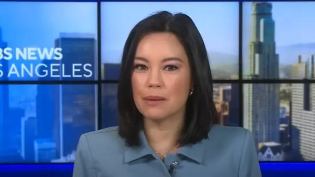 L’Agence Kumi Veste portée par Jo Ling Kent vue dans CBS Mornings le 1er septembre 2025