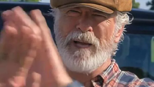 The Thursday Murder Club Shirt worn by Ron (Pierce Brosnan) as seen in The Thursday Murder Club