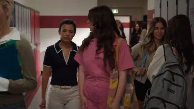 Sac fourre-tout en velours côtelé BDG Patchwork porté par Grace (Ellie O’Brien) comme on le voit dans Ma vie avec les Walter Boys (S02E06)