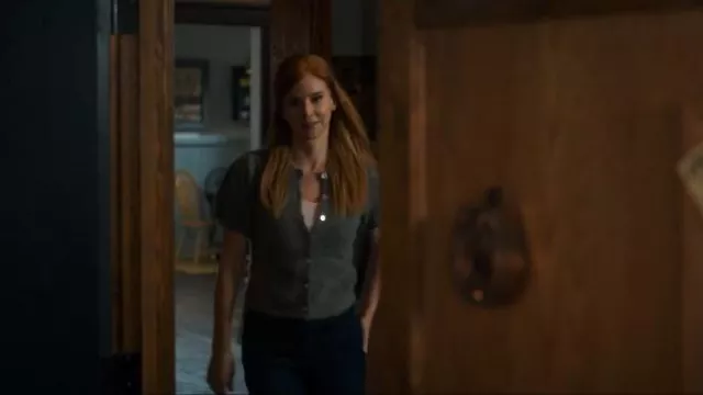 Doen Anisa Cardigan worn by Katherine Walter (Sarah Rafferty) as seen in My Life with the Walter Boys (S02E06)