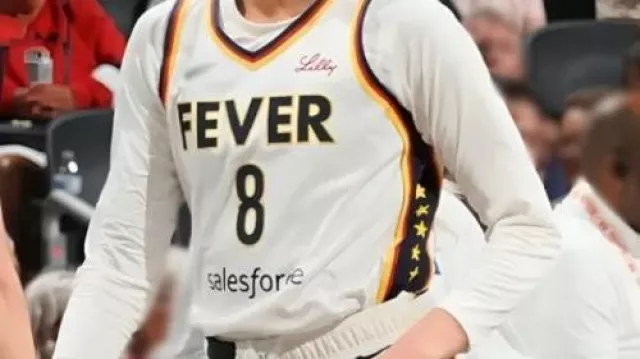 Indiana Fever White Unisex Jersey worn by Sophie Cunningham