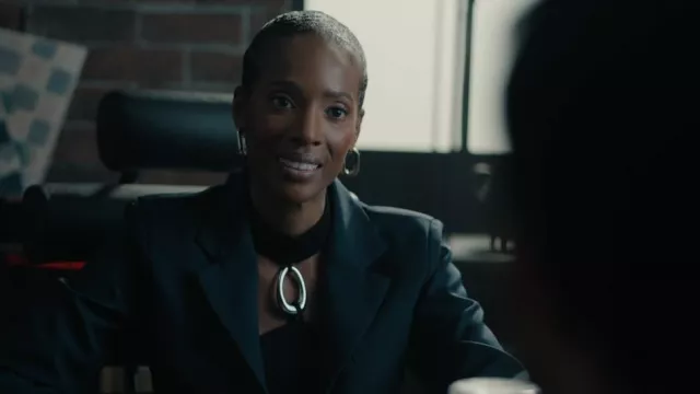 Simkhai Rubie Top worn by Aleesha (Zainab Johnson) as seen in Upload (S04E03)