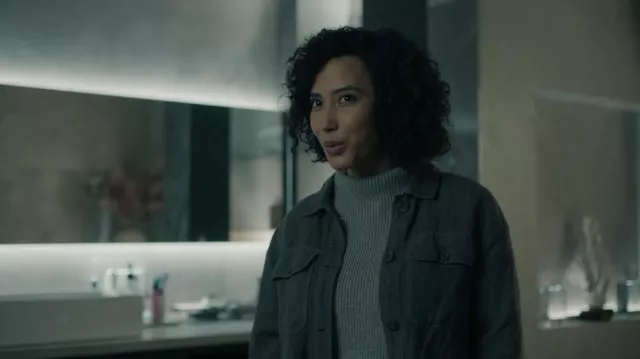 Rails Easton Shirt Jacket worn by Nora Antony (Andy Allo) as seen in Upload (S04E03)