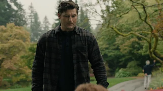 Uniqlo Flannel Shirt worn by Luke (Kevin Bigley) as seen in Upload (S04E03)
