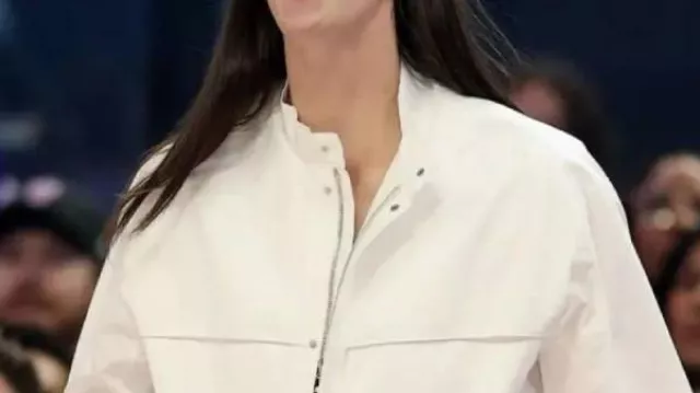 Caitlin Clark 2025 Indiana Fever Veste blanche