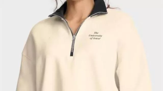 Sudadera con media cremallera Legacy de Iowa Hawkeyes