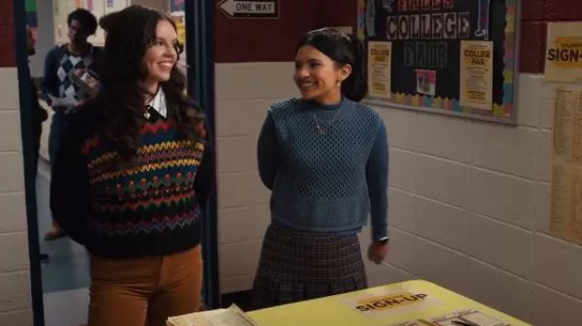 American Eagle Plaid Mini Skirt worn by Jackie Howard (Nikki Rodriguez) as seen in My Life with the Walter Boys (S02E08)
