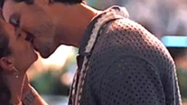Bachelor in Paradise S10 Spencer Conley Blue Crochet Knit Shirt of Spencer Conley in Bachelor in Paradise