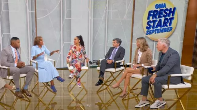 Blazer Nili Lotan Diane porté par Lara Spencer tel que vu dans Good Morning America le 2 septembre 2025