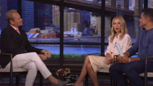 Numi The Simone Blouse worn by Kelly Ripa as seen in LIVE with Kelly and Mark on September 2, 2025