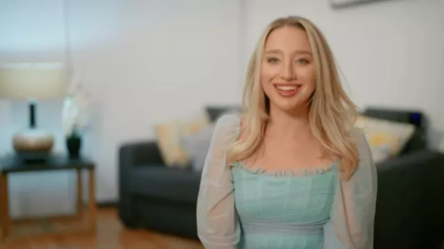 Vestido verde de Missguided usado por Shannon como se ve en 90 Day Fiancé UK (S04E01)