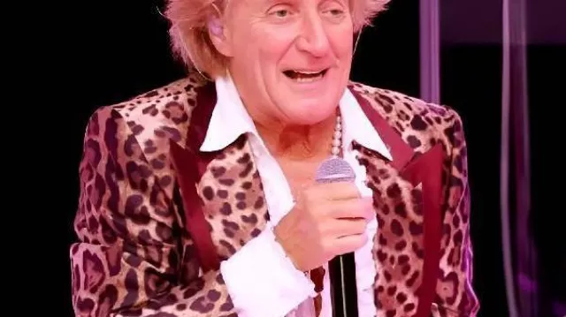 Rod Stewart One Last Time Tour 2025 Leopard Blazer