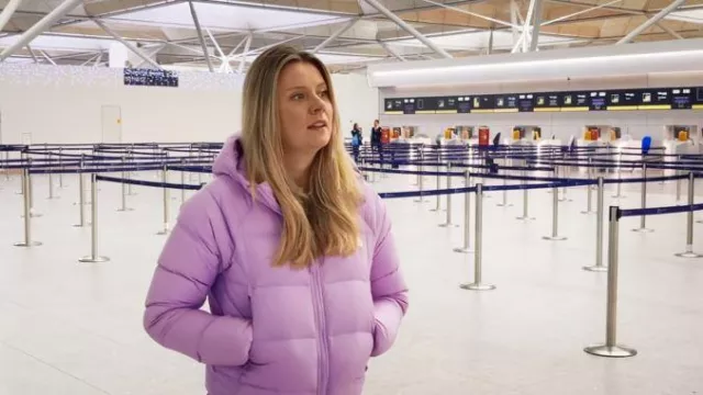 Chaqueta Hyalite de The North Face usada por Sarah como se ve en 90 Day Fiancé UK (S04E10)