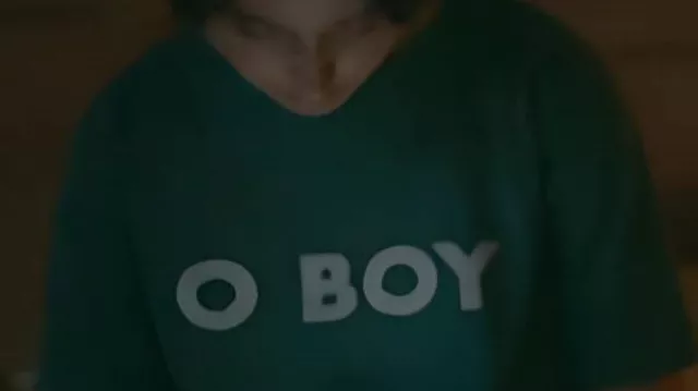 Playing Gracie Darling 2025 Chloe Brink O Boy T-Shirt worn by (Chloe Brink) in Playing Gracie Darling (S01)
