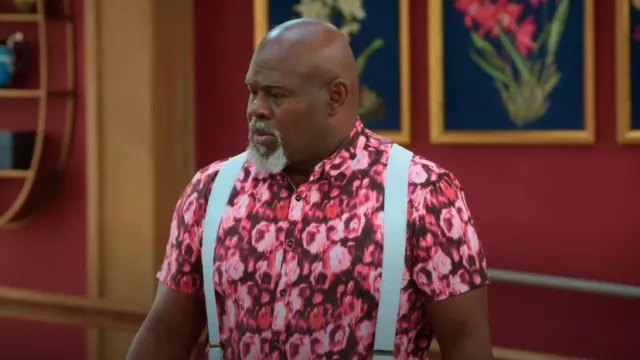 Society of Threads Button Down Shirt worn by Mr Brown (David Mann) as seen in Tyler Perry's Assisted Living (S05E20)