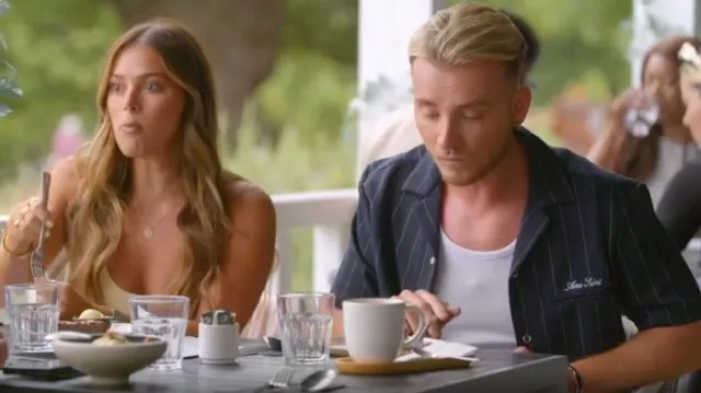 Chemise à rayures de River Island portée par Harry Derbidge comme on le voit dans The Only Way Is Essex (S35E06)