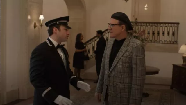 Tagliatore Checked Blazer worn by Charles-Haden Savage (Steve Martin) as seen in Only Murders in the Building (S04E02)