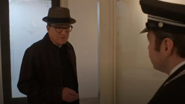 Banana Republic Suede Garage Jacket worn by Charles-Haden Savage (Steve Martin) as seen in Only Murders in the Building (S05E02)