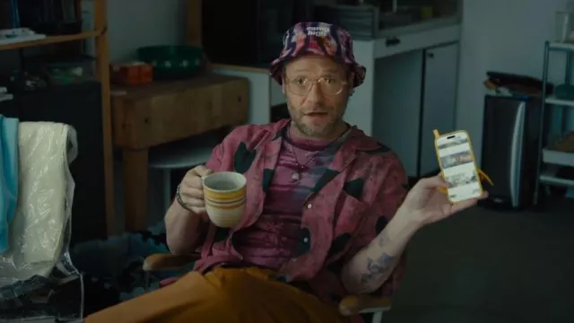 Chemise de vacances Osei Duro portée par Will (Seth Rogen) comme on le voit dans Platonic (S02E07)