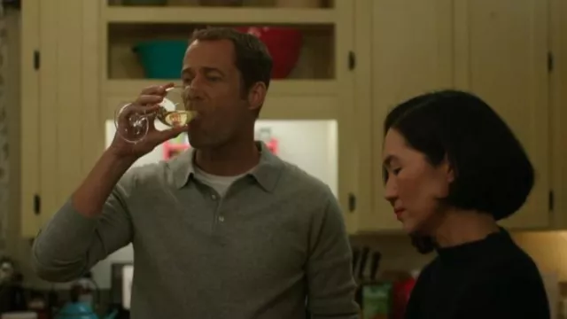 J Crew Cashmere Collared Polo worn by John Conklin (Colin Ferguson) as seen in The Summer I Turned Pretty (S03E10)