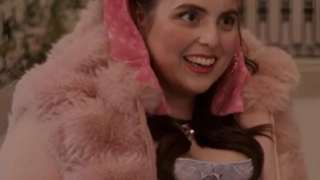 Only Murders in the Building Fur Hooded Vest worn by (Beanie Feldstein) as seen in Only Murders in the Building (S05E03)
