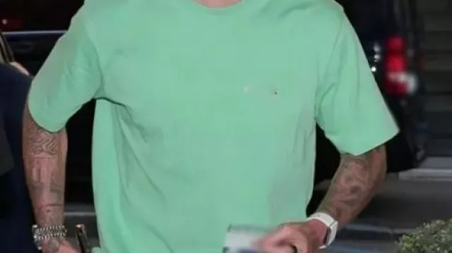 Teal T-Shirt worn by Alberto Moreno Pérez in Como Cup 2025