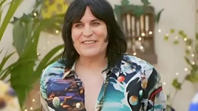 Great British Bake Off Graphics Printed Shirt worn by Self - Presenter (Noel Fielding) as seen in The Great British Bake Off (S08E10)