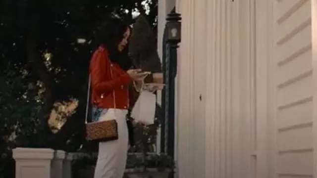 IRO Vintage Studded Leather Jacket usado por V. Stiviano (Cleopatra Coleman) como se ve en Clipped (S01E06)