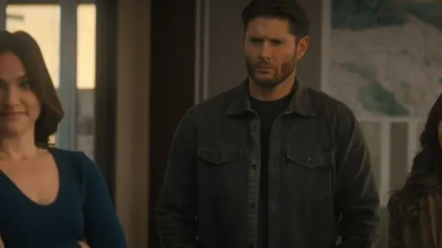 Chaqueta Elias de AG Jeans usada por Mark Meachum (Jensen Ackles) como se ve en Countdown (S01E03)