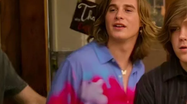 Axel Ellis Multicolor Print Shirt worn by (Axel Ellis) in The Runarounds (S01)