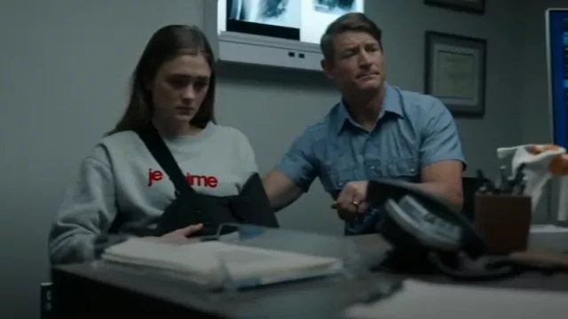 Camisa occidental Levis Orange Tab de los años 70 usada por Dan Brigman (Philip Winchester) como se ve en Ransom Canyon (S01E10)