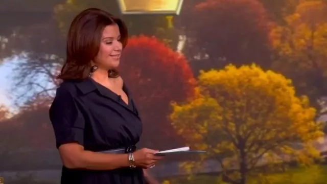 Gucci GG Marmont Leather Belt worn by Ana Navarro as seen in The View on September 15, 2025